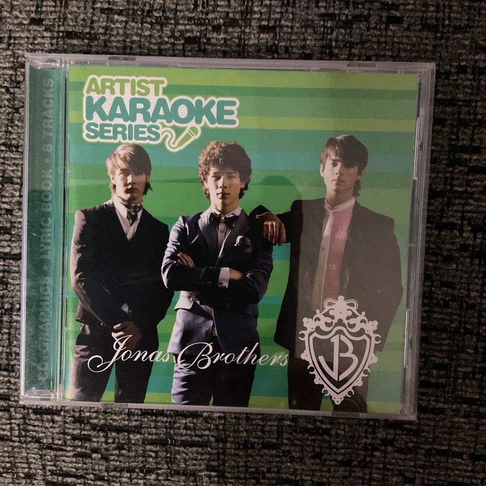 Artist Karaoke Series Jonas Brothers CD 2008 Disney Teen Pop Rock 8 Tracks